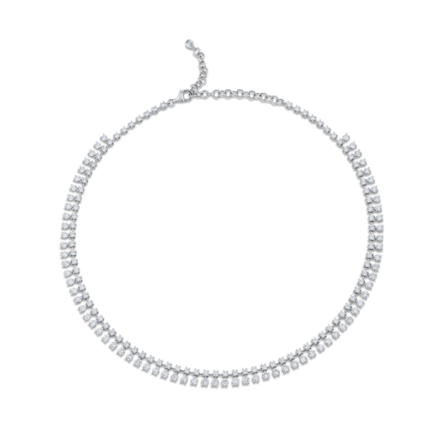 Diamond sales shaker necklace