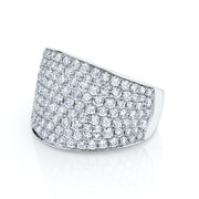 PAVE DIAMOND COMET RING