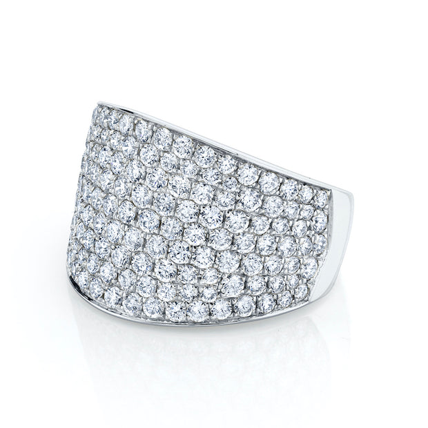 PAVE DIAMOND COMET RING