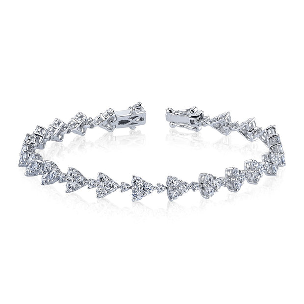 TRIANGLE ETERNITY DIAMOND BRACELET