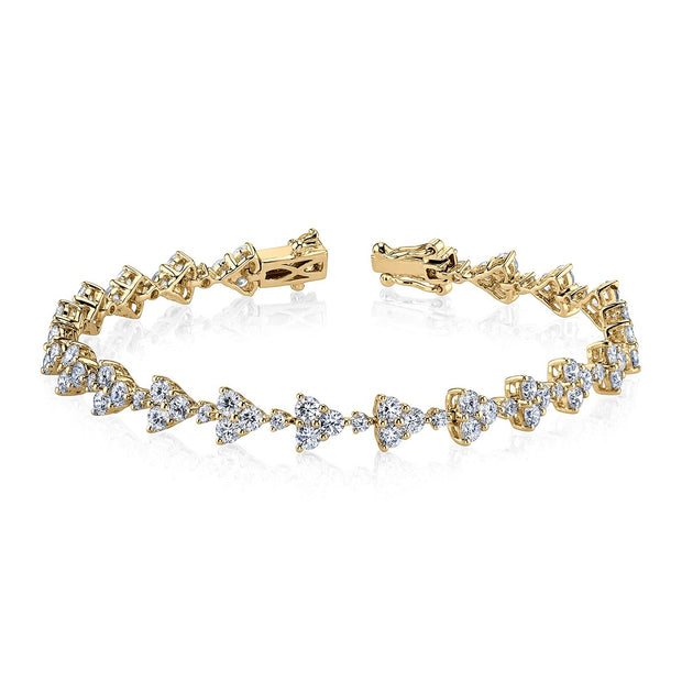 TRIANGLE ETERNITY DIAMOND BRACELET